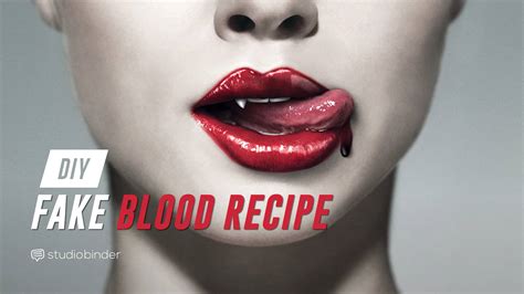 fake blood clothes recipe|how to make vampire blood.